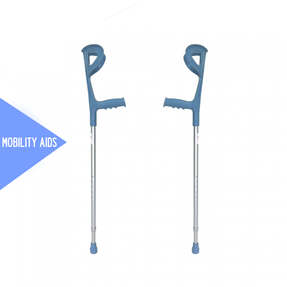 HOPKIN ELBOW CRUTCH ALUMINIUM (1 PAIR)